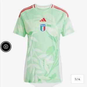 ADIDAS WOMEN'S ITALY (WOMEN'S TEAM) AWAY JERSEY 25 GREEN